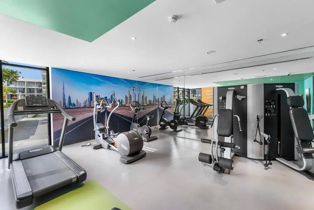 Apartmán Waves - Stylish 1Br In Jvc With Balcony & Pool Dubaj
